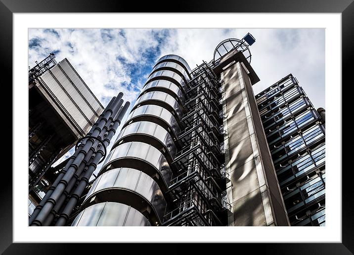 Lloyds of London building - exterior Framed Mounted Print by Jason Wells