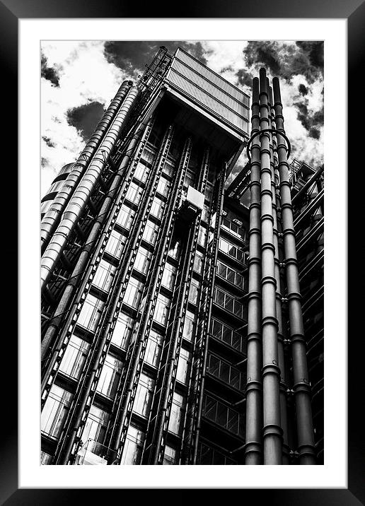 Lift shaft on Lloyds of London Framed Mounted Print by Jason Wells