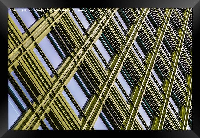 Green office space in London Framed Print by Jason Wells