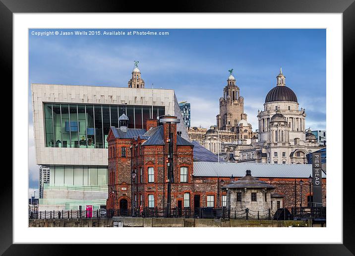  Liverpool's waterfront Framed Mounted Print by Jason Wells