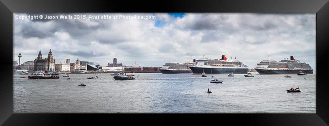  Three Queens panorama Framed Print by Jason Wells