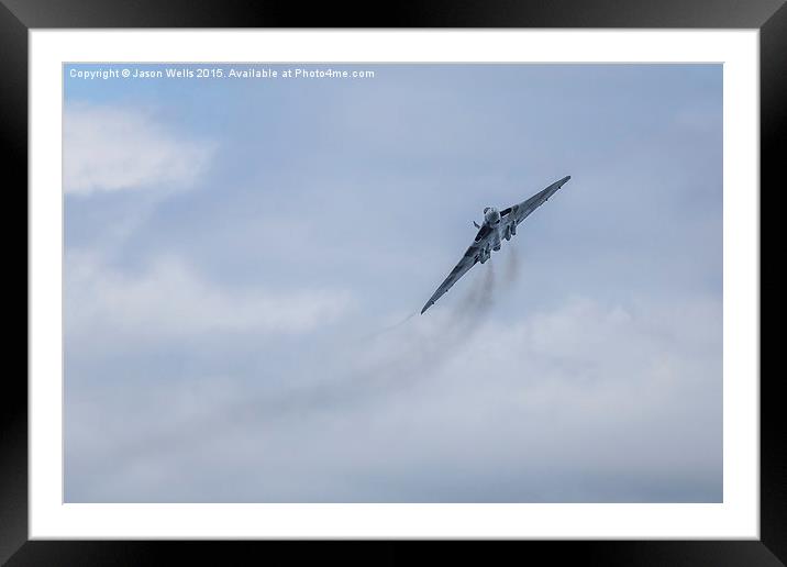 Smoky Vulcan turns at Blackpool Framed Mounted Print by Jason Wells