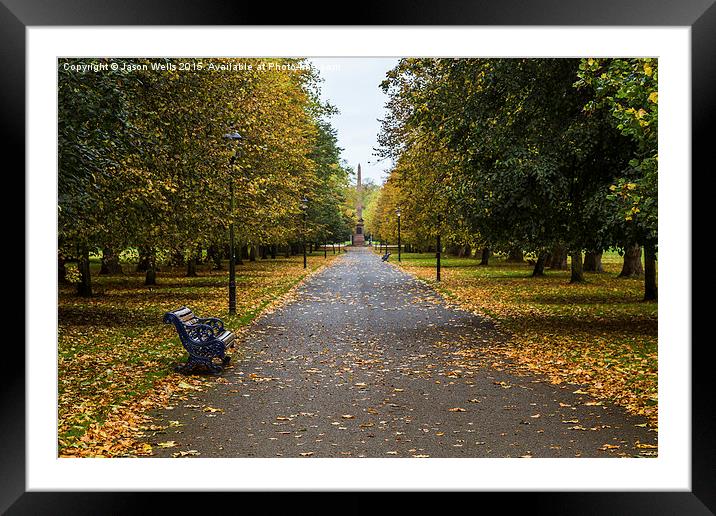 Autumn in Sefton Park Framed Mounted Print by Jason Wells