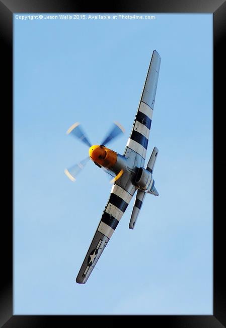 North American P-51 Mustang Framed Print by Jason Wells