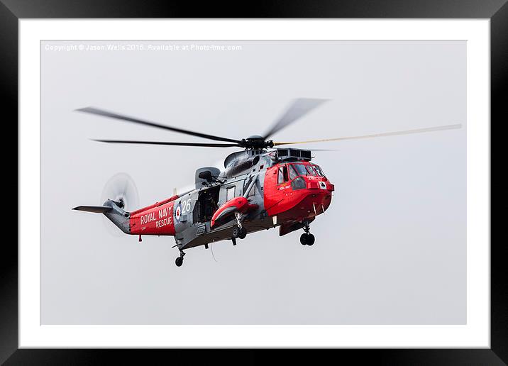 Seaking performing at Southport Framed Mounted Print by Jason Wells