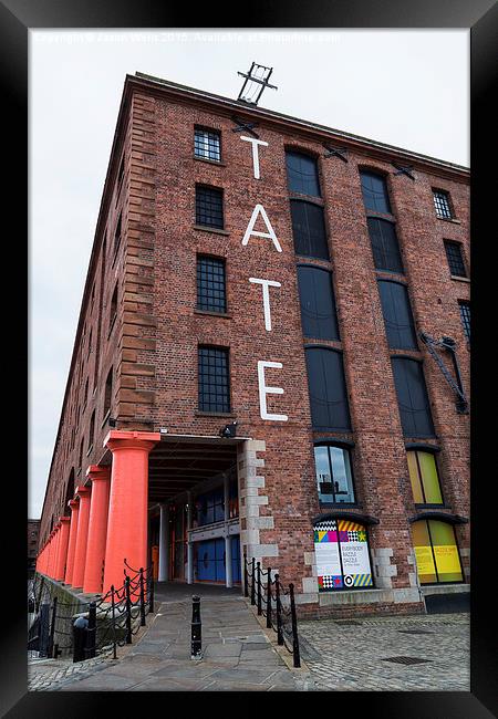 Tate Liverpool (portrait) Framed Print by Jason Wells