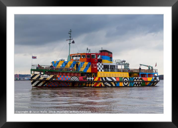 Dazzle ferry Framed Mounted Print by Jason Wells