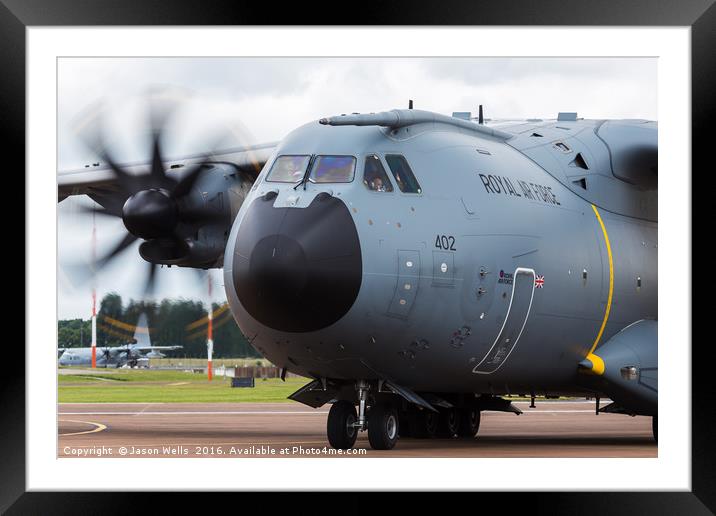 Up close with the RAF Atlas Framed Mounted Print by Jason Wells