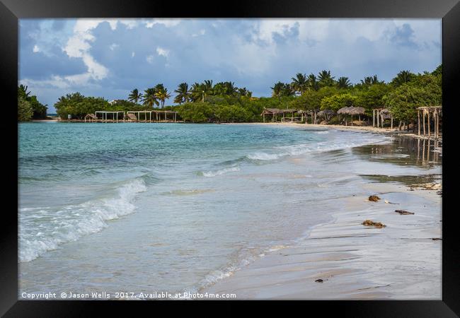 Cayo Coco after sunrise Framed Print by Jason Wells