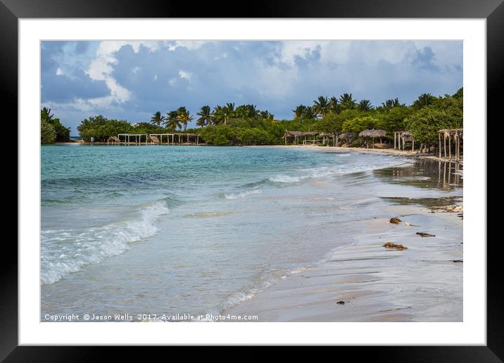 Cayo Coco after sunrise Framed Mounted Print by Jason Wells