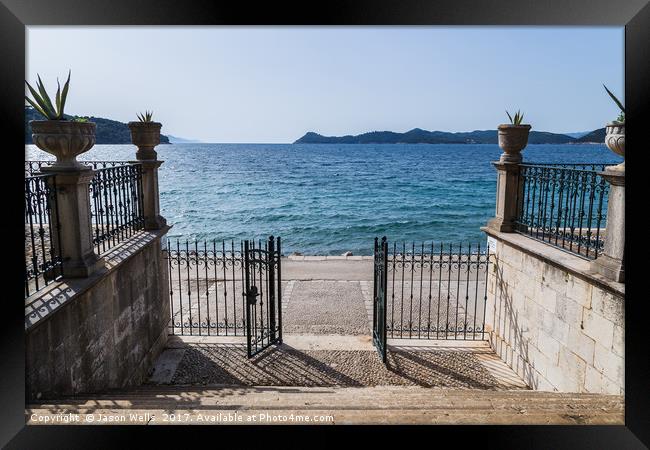 Gateway to the Adriatic Framed Print by Jason Wells