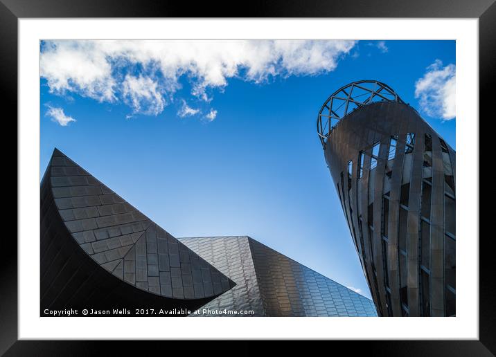 The Lowry shopping centre Framed Mounted Print by Jason Wells