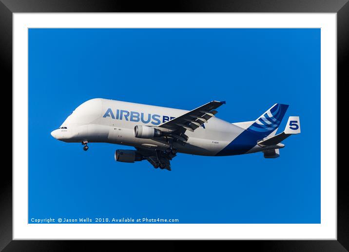 Beluga descends into Chester Framed Mounted Print by Jason Wells