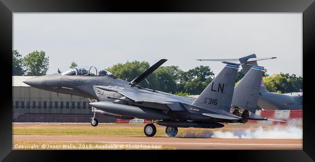 F-15E Strike Eagle Framed Print by Jason Wells