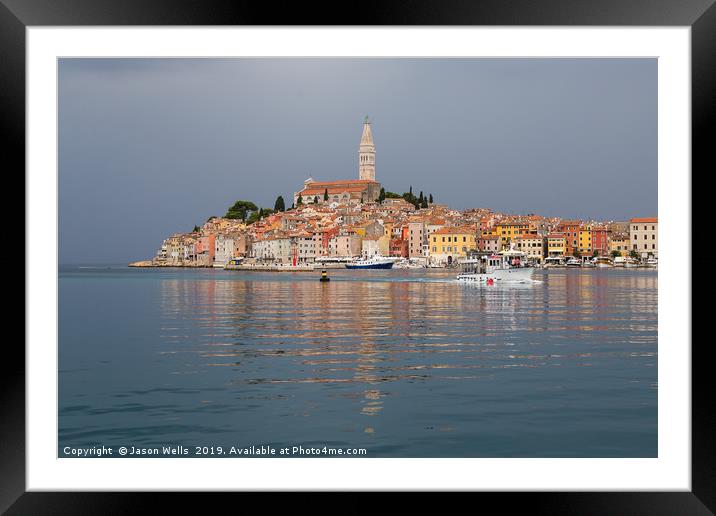 Reflections of Rovinj Framed Mounted Print by Jason Wells