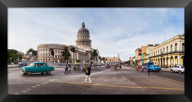 Streets of Havana Framed Print by Jason Wells