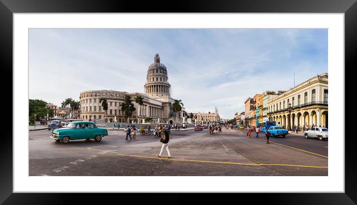 Streets of Havana Framed Mounted Print by Jason Wells