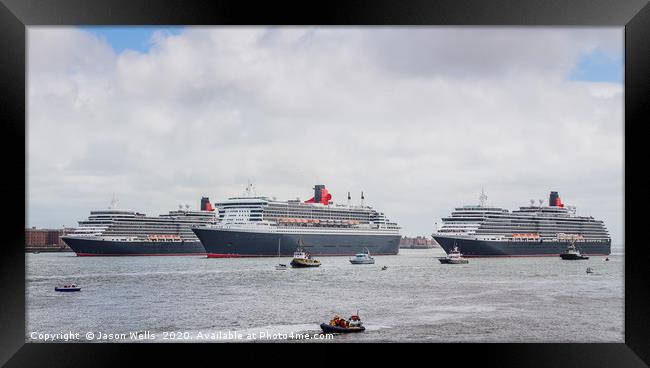 Three Queens close up Framed Print by Jason Wells