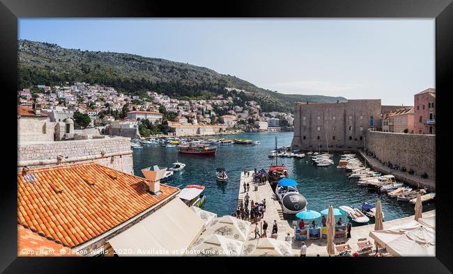 Boat trips from Dubrovnik Framed Print by Jason Wells