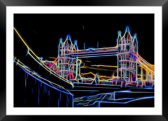 Tower Bridge in London Framed Mounted Print by Jason Wells