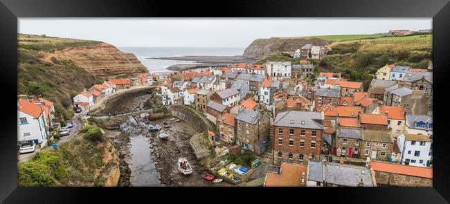 Letterbox crop of Staithes Framed Print by Jason Wells