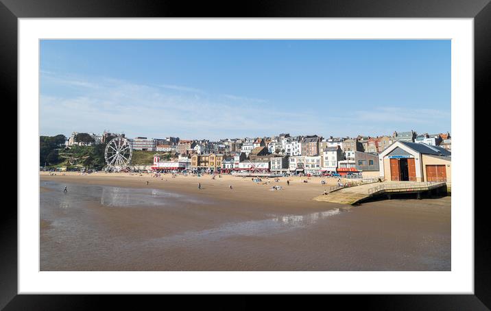 South Bay of Scarborough Framed Mounted Print by Jason Wells