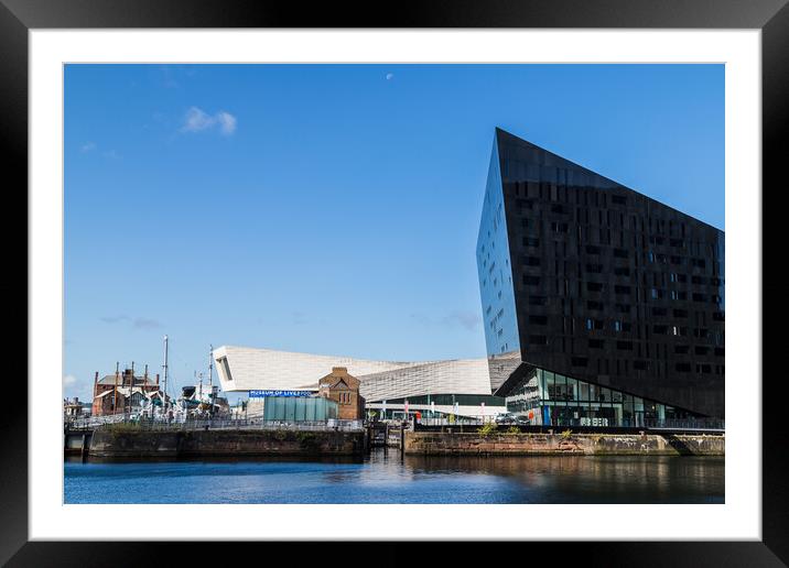 Mann Island and the Museum of Liverpool Framed Mounted Print by Jason Wells