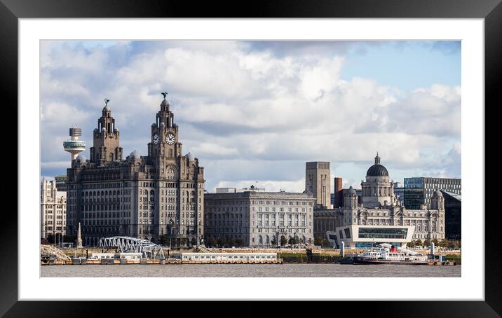 Royal Iris in front of the Three Graces Framed Mounted Print by Jason Wells