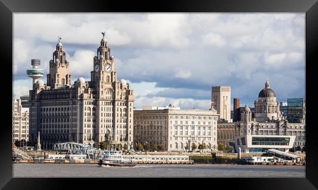 Ferry across the Mersey Framed Print by Jason Wells