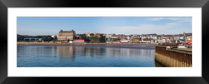 Scarborough South Bay panorama Framed Mounted Print by Jason Wells