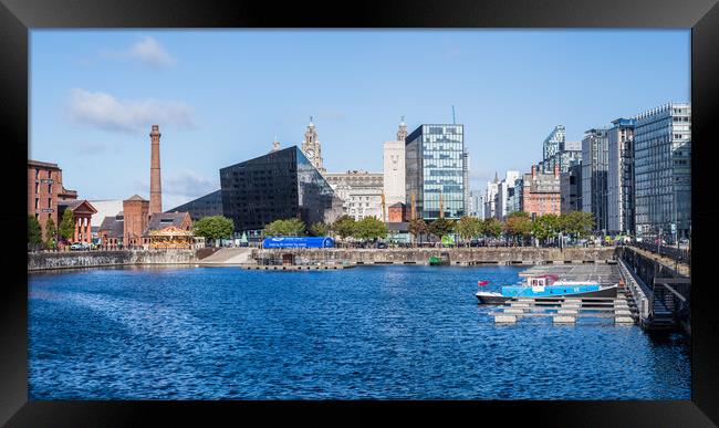 Salthouse Dock panorama Framed Print by Jason Wells