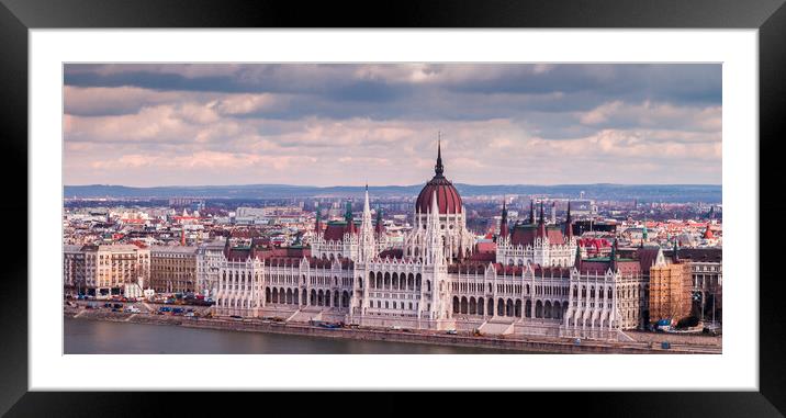 Hungarian Parliament Building  Framed Mounted Print by Jason Wells