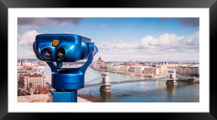 Budapest cityscape Framed Mounted Print by Jason Wells