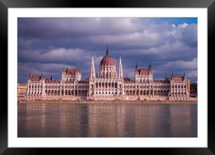 Hungarian Parliament Building Framed Mounted Print by Jason Wells
