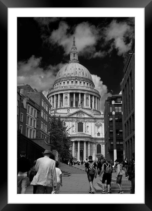 St Pauls Framed Mounted Print by Charlotte Moon