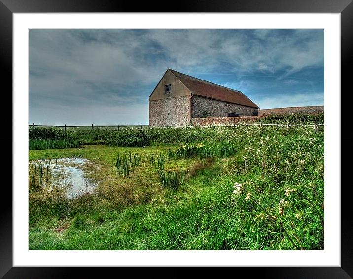 Abandoned barn Framed Mounted Print by Charlotte Moon