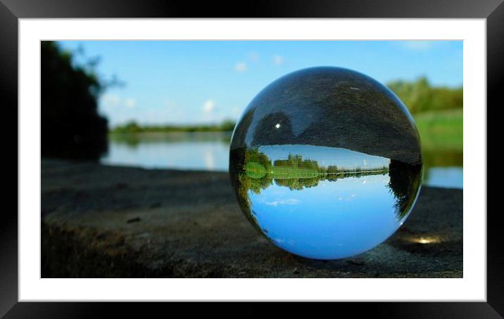  Taken at Shinewater lake in East sussex, using a  Framed Mounted Print by Charlotte Moon