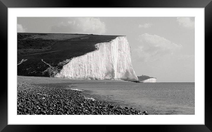 Seven Sisters Eastbourne Framed Mounted Print by Charlotte Moon