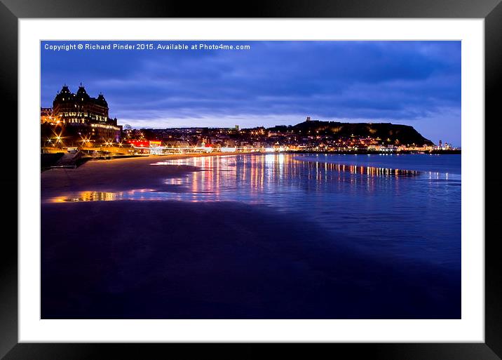 South Bay, Scarborough North Yorkshire Framed Mounted Print by Richard Pinder