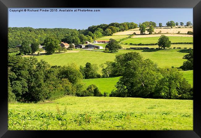  The Yorkshire Wolds Framed Print by Richard Pinder