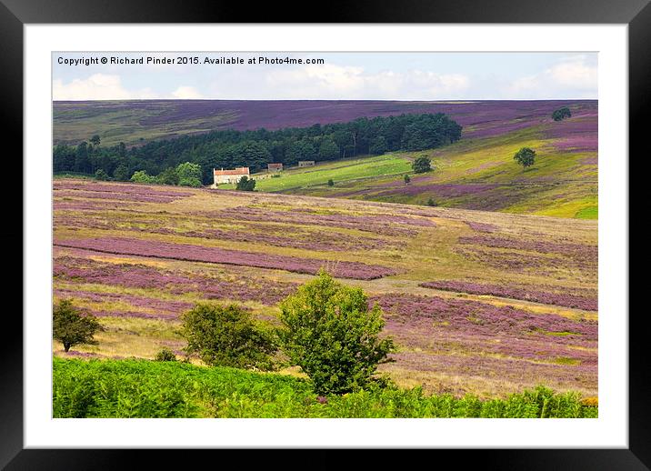  North York Moors Framed Mounted Print by Richard Pinder