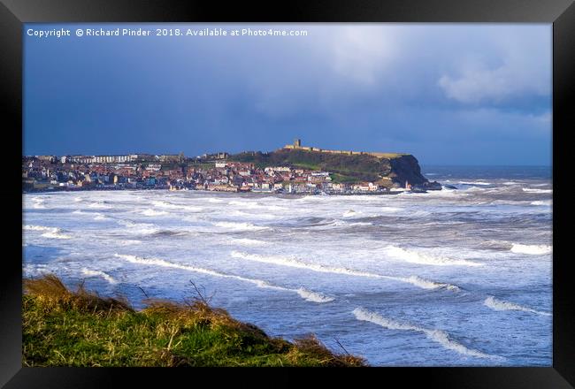 Scarborough South Bay Framed Print by Richard Pinder