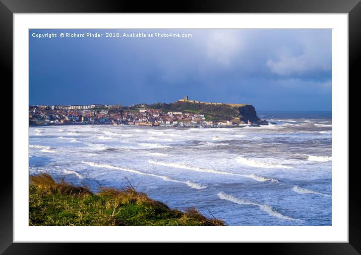 Scarborough South Bay Framed Mounted Print by Richard Pinder