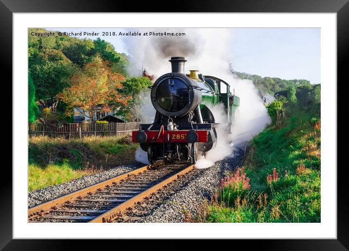 GWR 2875 Heavy Freight Engine Framed Mounted Print by Richard Pinder