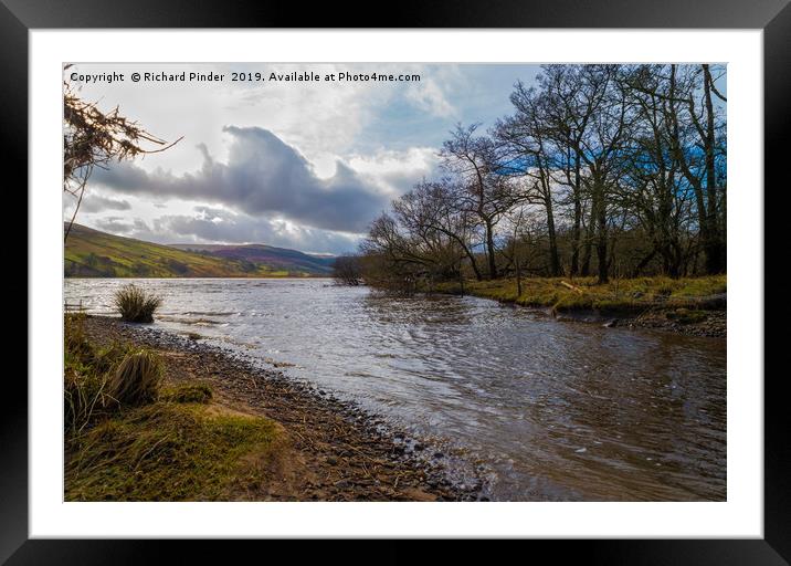 Semerwater, North Yorkshire. Framed Mounted Print by Richard Pinder