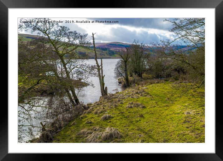River Bain and Semerwater, North Yorkshire. Framed Mounted Print by Richard Pinder