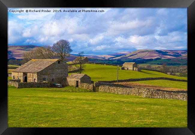 Swaledale, North Yorkshire. Framed Print by Richard Pinder