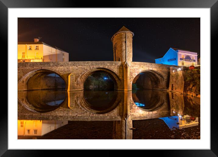 Monnow Gate and Bridge Framed Mounted Print by Dean Merry