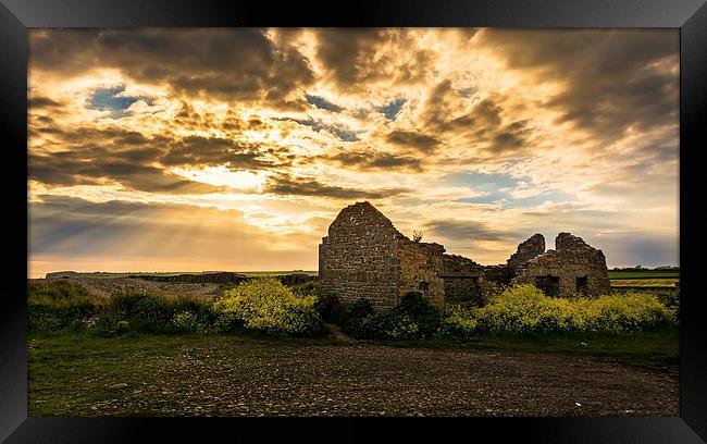 Ruins of Aberthaw Framed Print by Dean Merry
