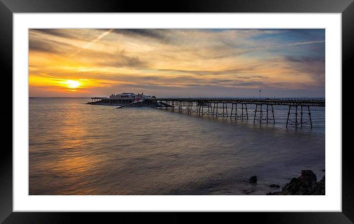 Birbeck Pier, Weston-Super-Mare Framed Mounted Print by Dean Merry
